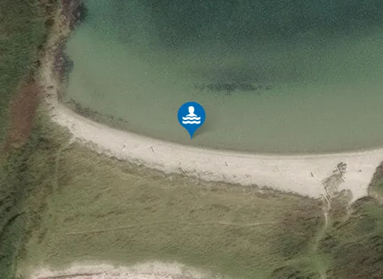 Satellite image of Twin Beaches