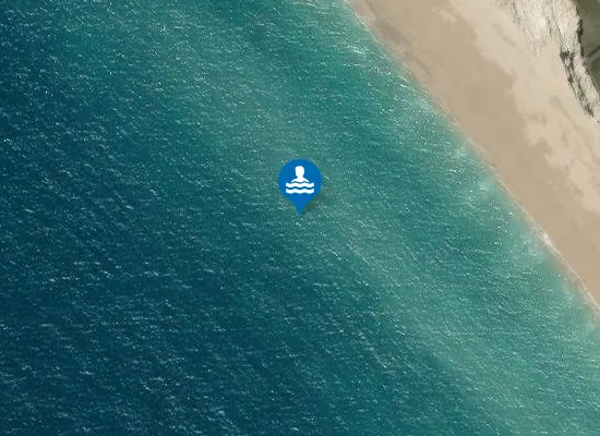Satellite image of Gunwalloe Beach