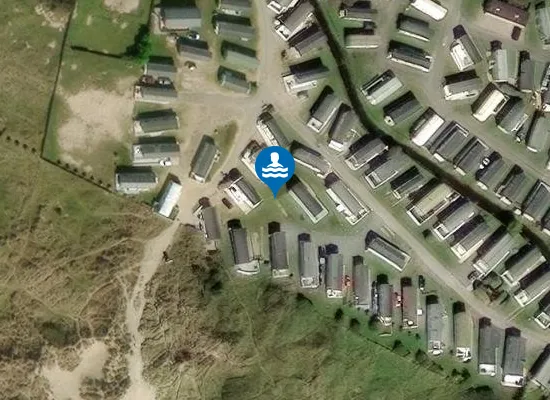Satellite image of Traeth Morfa Bychan / Black Rock Sands