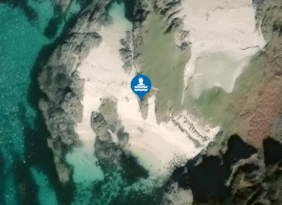 Satellite image of Whitesands