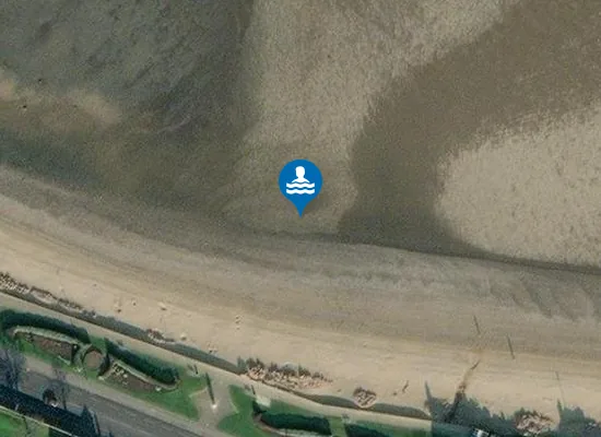 Satellite image of Fisherrow Sands