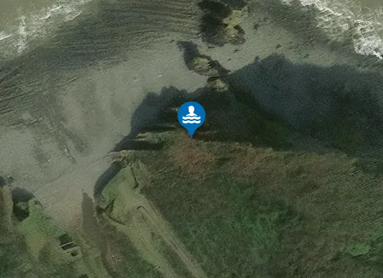 Satellite image of Mouth Mill Beach (Pebble)