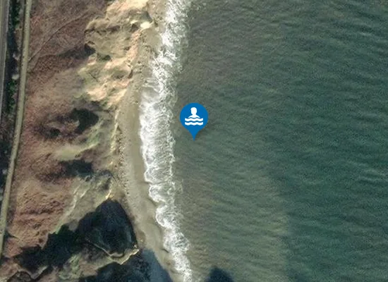 Satellite image of Shippersea Bay