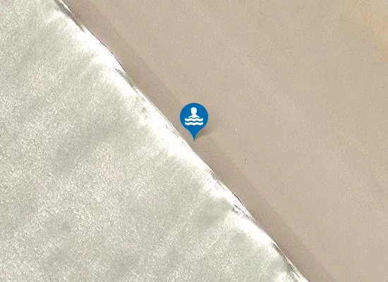 Satellite image of Portland Beach