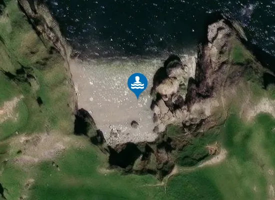 Satellite image of Porth Dyniewaid