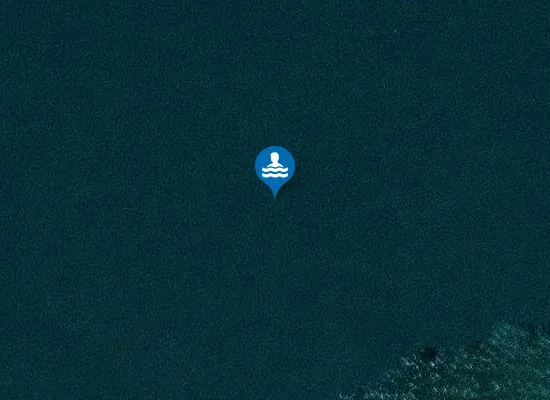 Satellite image of New Quay Beach
