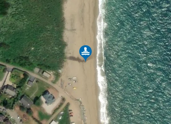 Satellite image of Hallsands