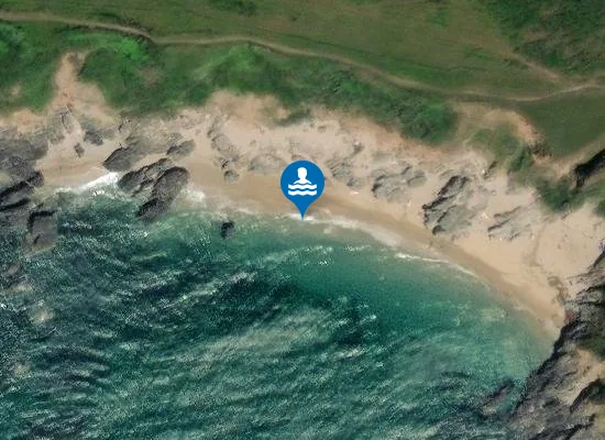 Satellite image of Great Mattiscombe Sand