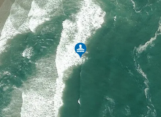 Satellite image of Lunan Bay