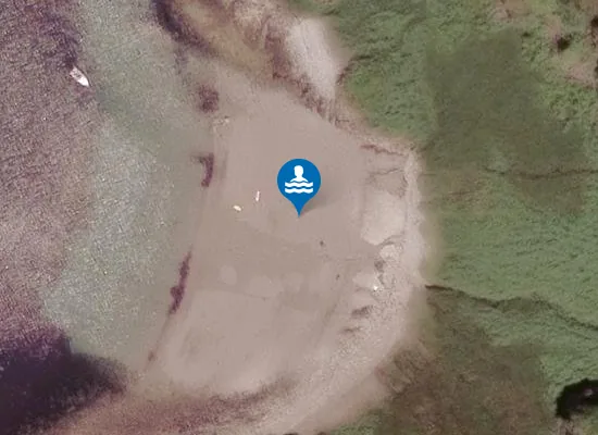 Satellite image of Traigh a' Chruachain