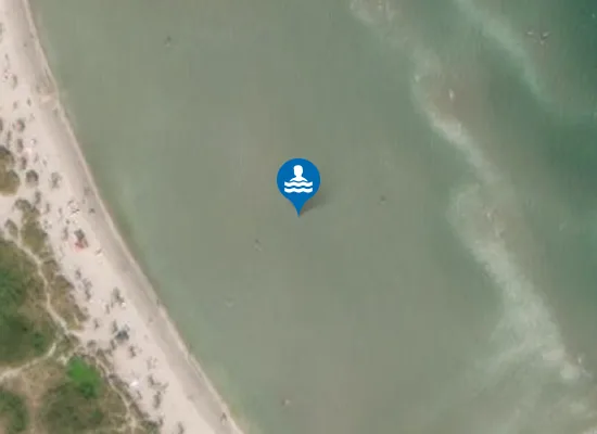 Satellite image of NORDSTRAND, SYDLIGE AFGRÆNS. (PALMESTRANDEN)