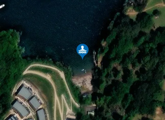 Satellite image of Fishcombe Cove