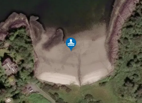 Satellite image of Port na Mairt