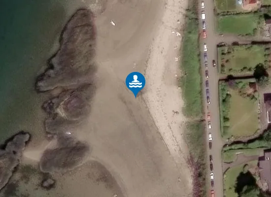 Satellite image of Little Ganavan Beach