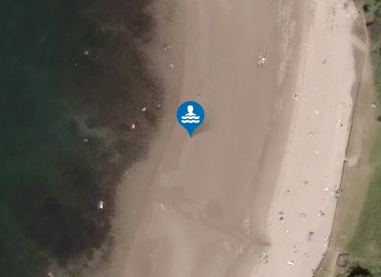 Satellite image of Ganavan Sands
