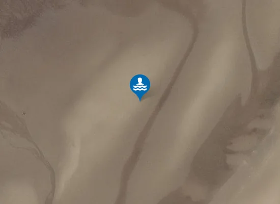 Satellite image of Conwy Sands