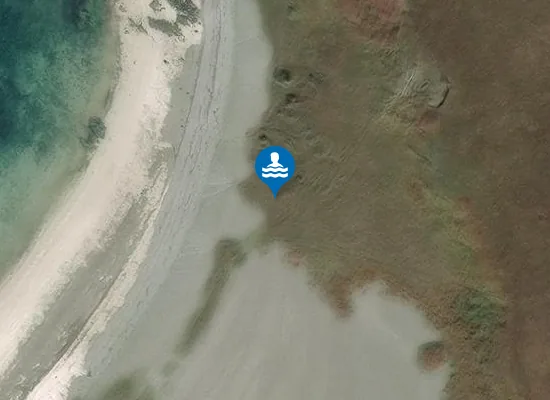 Satellite image of Traigh nam Feannag