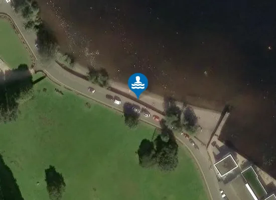 Satellite image of Duck Bay Beach