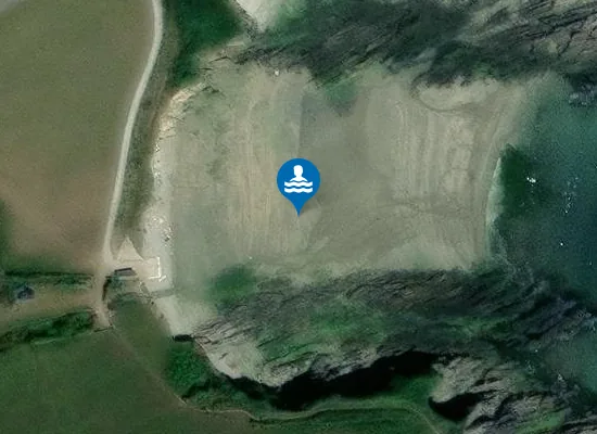 Satellite image of Colona Beach