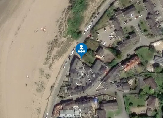 Satellite image of Instow Beach