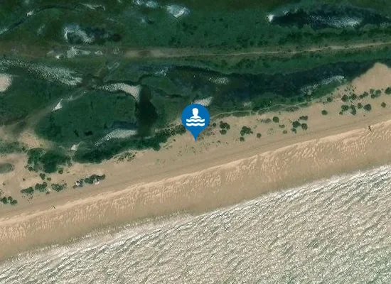 Satellite image of St Osyth Naturist Beach