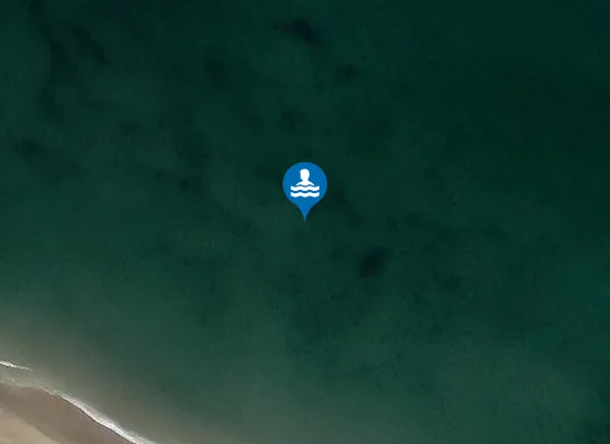 Satellite image of Pease Sands