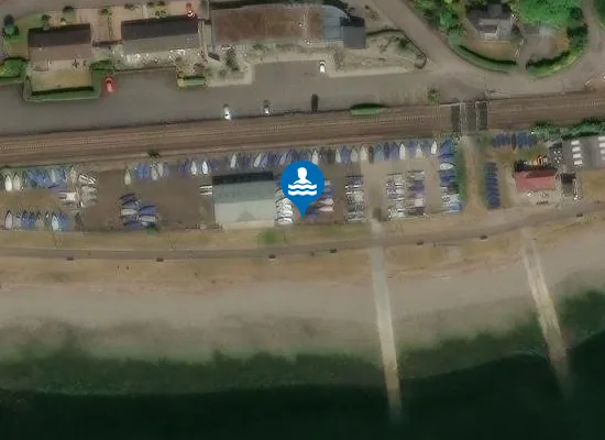 Satellite image of Grassy Beach