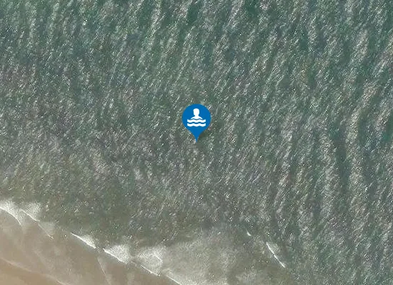 Satellite image of North Sands