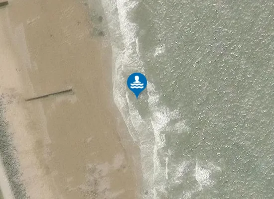 Satellite image of Hendon Beach