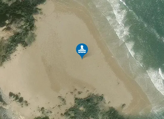 Satellite image of Graham's Sand
