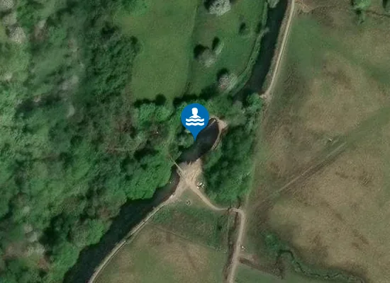 Satellite image of Compton Lock