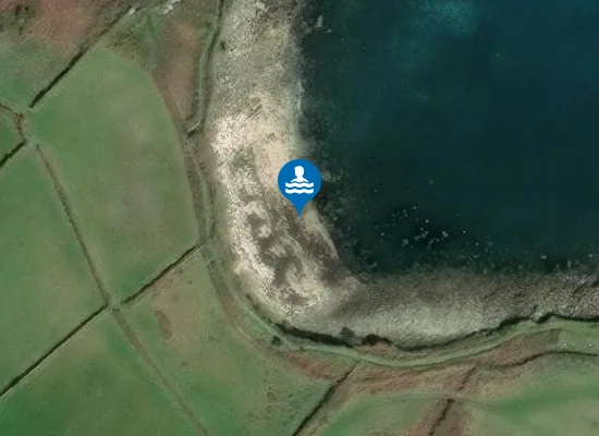 Satellite image of Gilbert's Porth