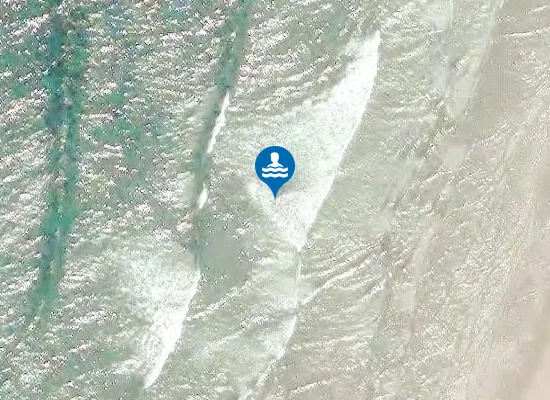 Satellite image of Tràigh Eais