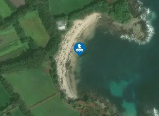 Satellite image of Cove Vean