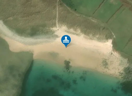 Satellite image of Rushy Bay