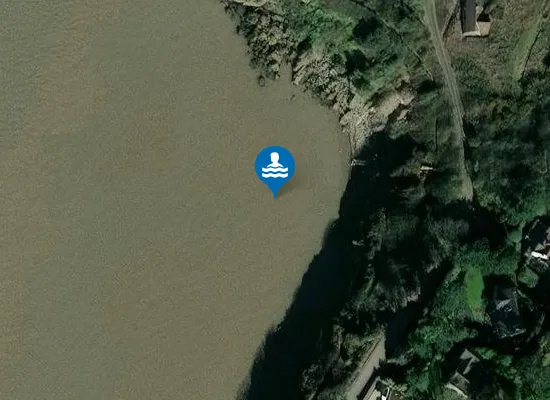 Satellite image of Ladye Bay