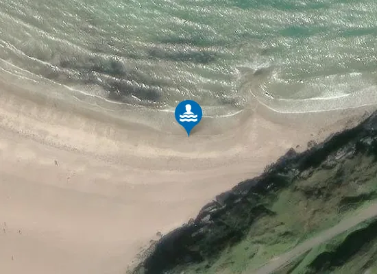 Satellite image of Clashnessie Bay