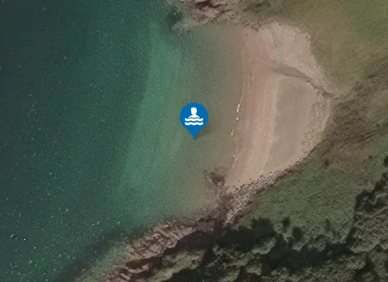 Satellite image of Camas a'Chruthaich