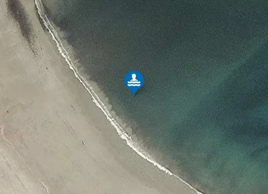 Satellite image of Mellon Udrigle Beach
