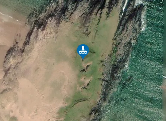 Satellite image of Camas na Muic