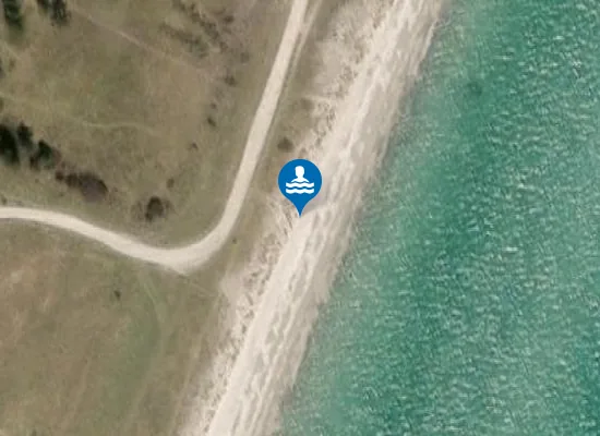 Satellite image of DRÅBY STRAND