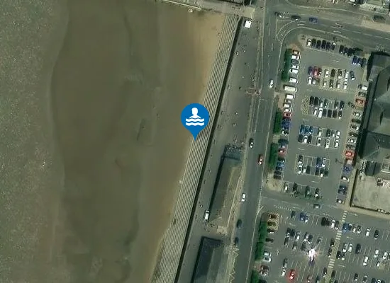 Satellite image of Berrow Sands