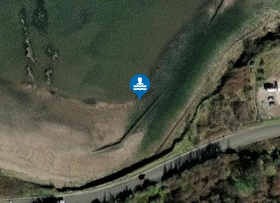 Satellite image of Royston Beach