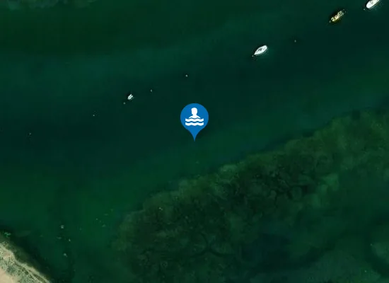 Satellite image of Hurst Beach