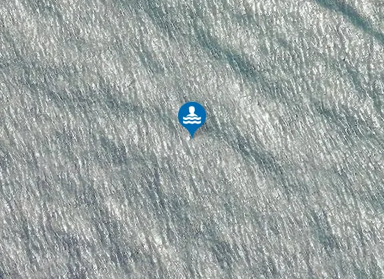 Satellite image of Marloes Sands