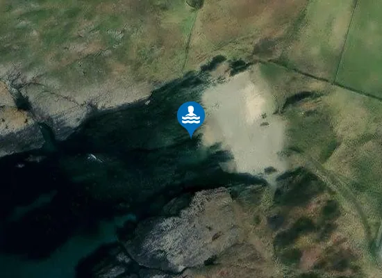 Satellite image of Port Bhith Sgeir