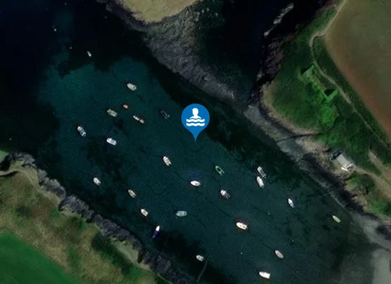 Satellite image of Aber Castle