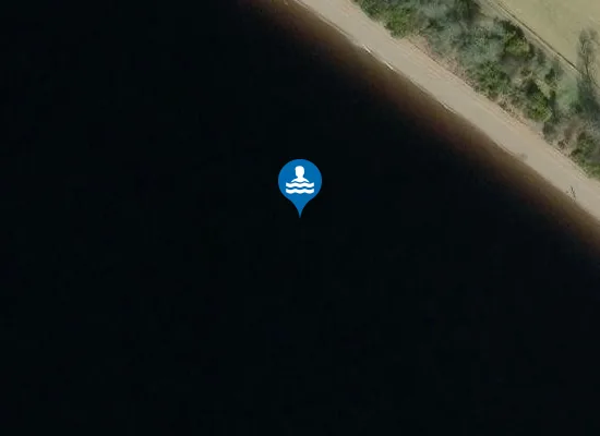 Satellite image of Dores Beach