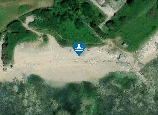 Satellite image of Spit Beach