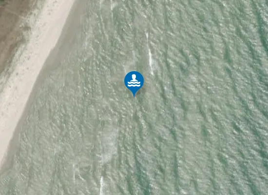 Satellite image of MØLLESTENEN, TORNDRUP STRAND